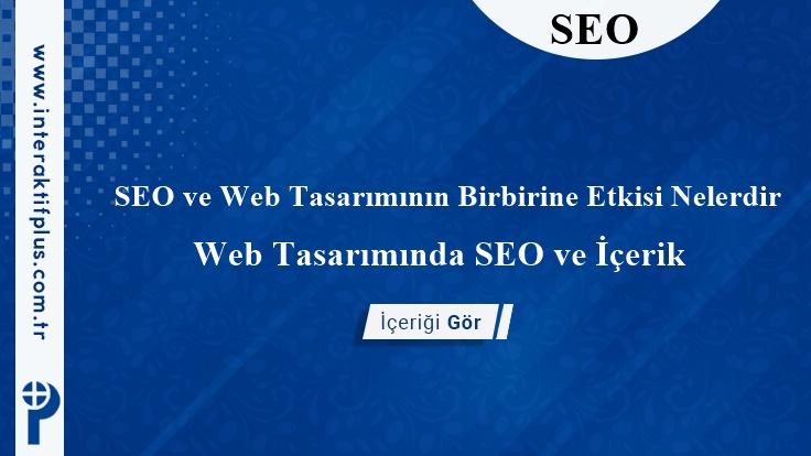 SEO ve Web Tasarımının Birbirine Etkisi Nelerdir