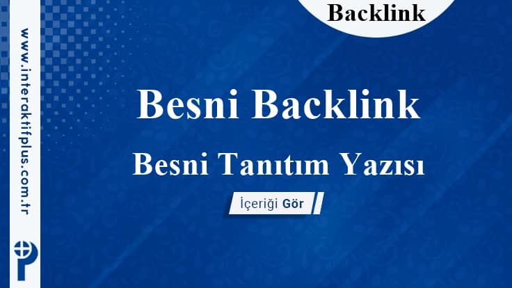 Besni Backlink