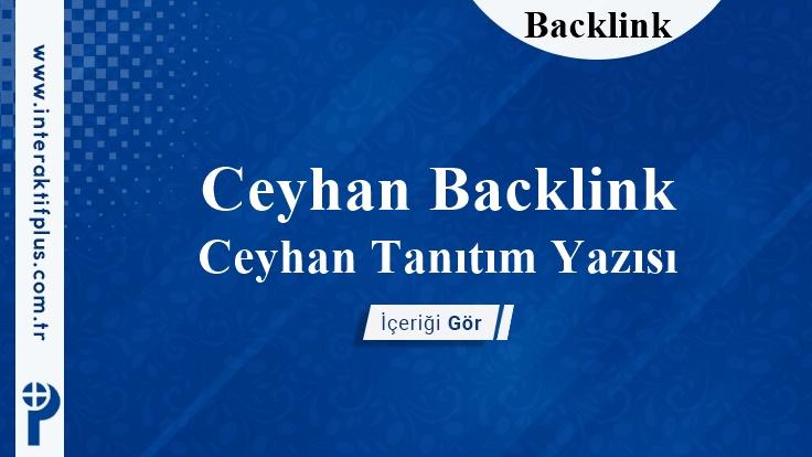 Ceyhan Backlink