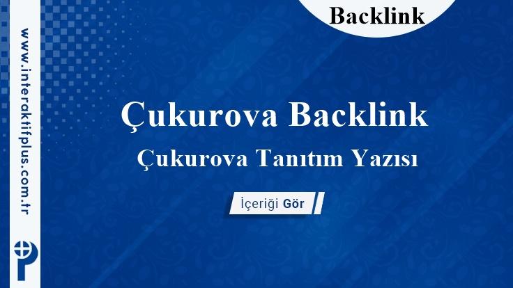 Çukurova Backlink