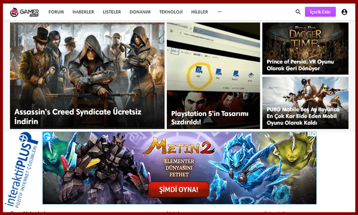 Gamer.com.tr Tanıtım Yazısı