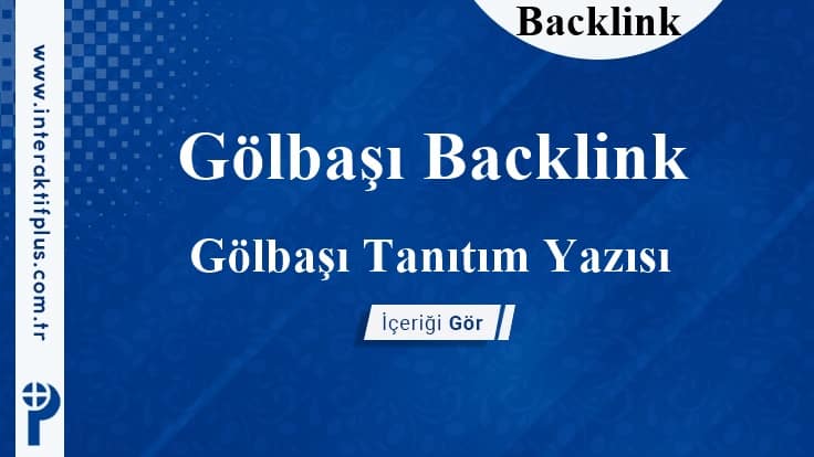 Gölbaşı Backlink