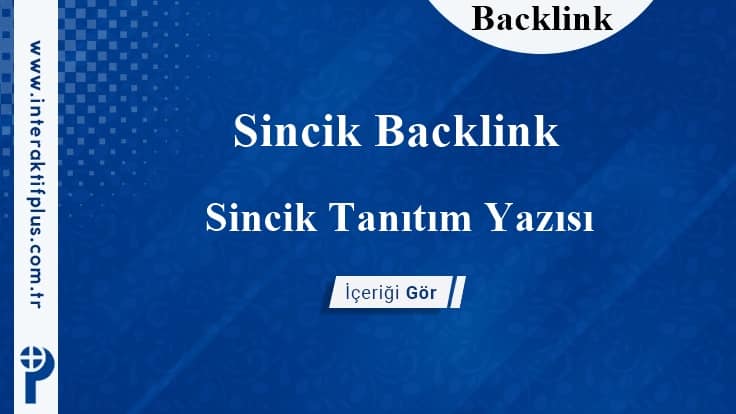 Sincik Backlink