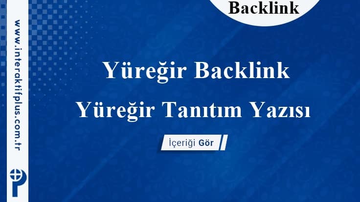 Yüreğir Backlink