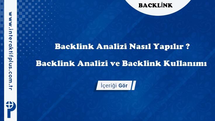 Backlink Siteleri – Backlink Analizi