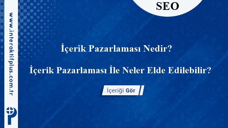 İçerik Pazarlama İçin SEO Stratejisi